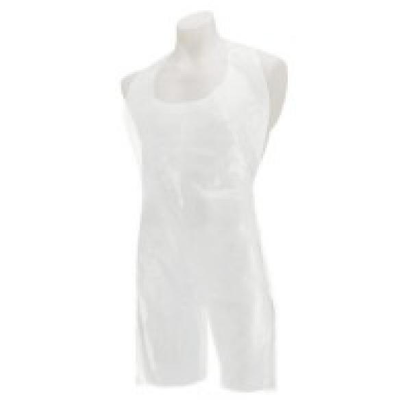 Polythene Aprons Flat Pack White (Disp) 685 x 1016mm